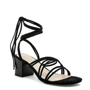RAYE Sybil Lace-Up‎ Sandal in Black Suede Size 8.5